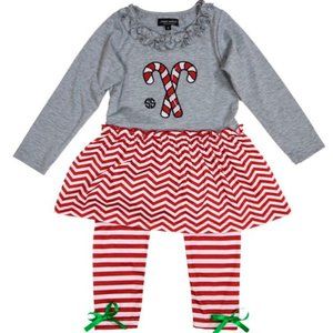 Simply Southern Toddler Outfit Candy Cane